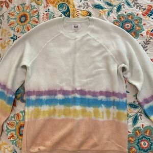Faded Pastel Tie-Dye Women's Sweatshirt